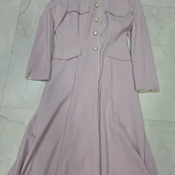 [BUNJANG] MICHAA Midi Dress - Light Lavender Pink / [운포]잇미샤 원피스 새상품