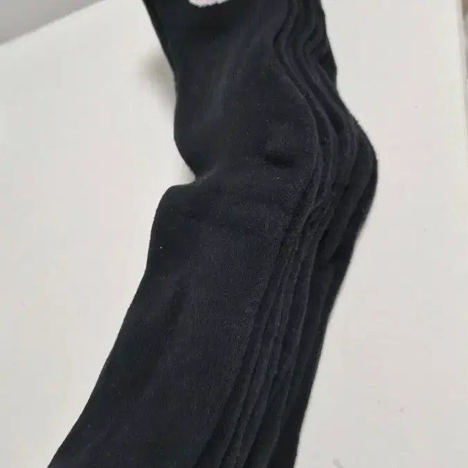 [BUNJANG] Champion Socks Black 6-Pair Pack / 챔피언 양말 블랙 6켤레 (250~280mm)