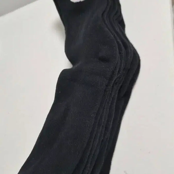 [BUNJANG] Champion Socks Black 6-Pair Pack / 챔피언 양말 블랙 6켤레 (250~280mm)