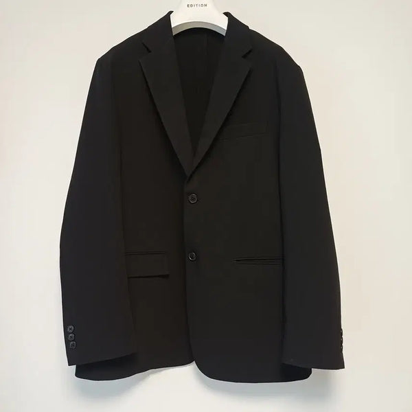 [BUNJANG] UNIQLO Men's Tailored 2-Button Black Jacket XL / [UNIQLO] 유니클로 남성 테일러드 자켓 (블랙 / XL)
