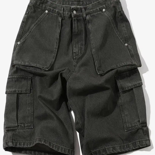 [BUNJANG] Compagno Cargo Denim Bermuda Shorts L / [꼼파뇨] 카고 데님 버뮤다팬츠 L