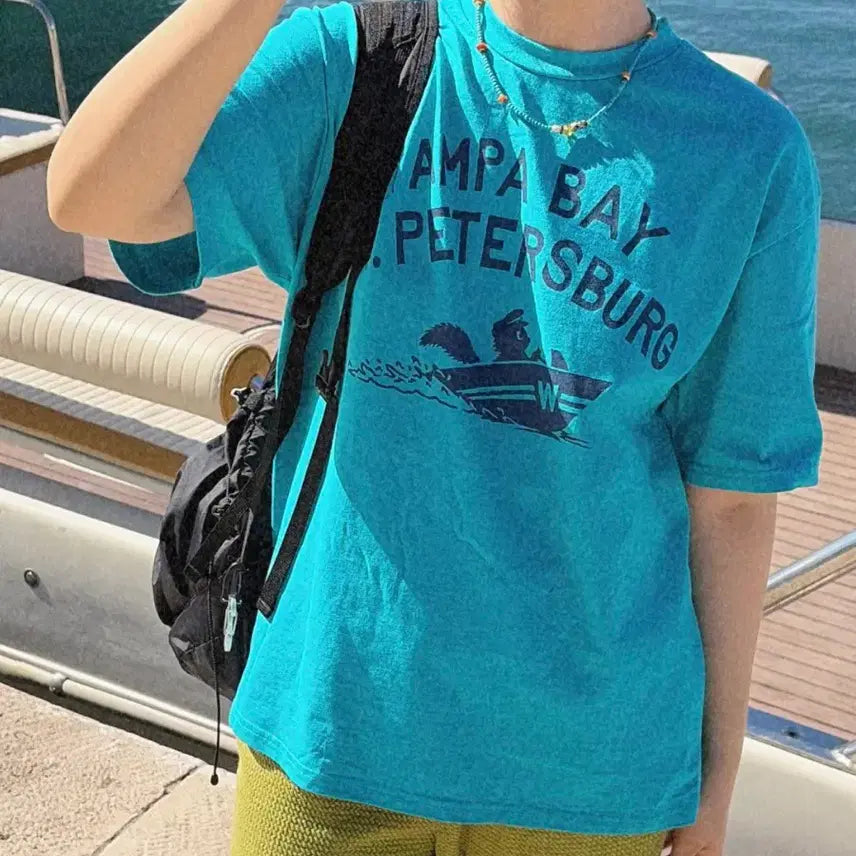 [BUNJANG] Pothic Tampa Bay T-Shirt / 포틱(pothic) 반팔티 tampa bay