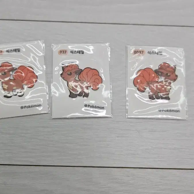 [BUNJANG] Pokemon Sticky Decal Vulpix / 포켓몬띠부실 식스테일