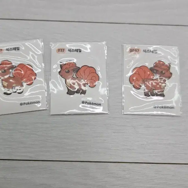 [BUNJANG] Pokemon Sticky Decal Vulpix / 포켓몬띠부실 식스테일
