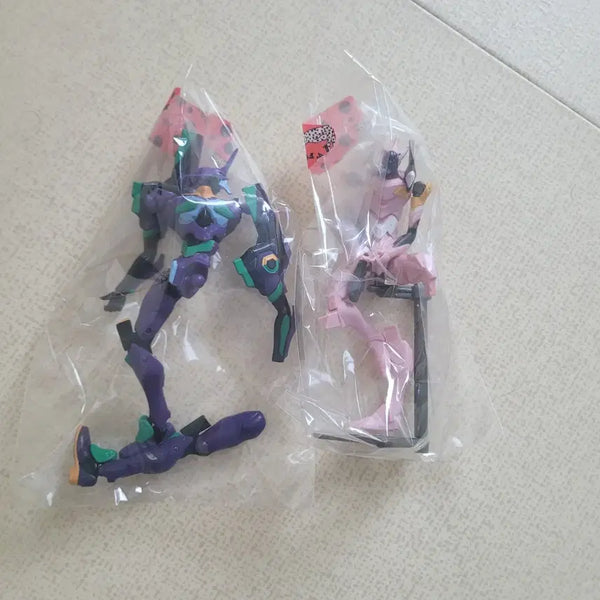 [BUNJANG] Rare Vintage Evangelion Unit-08 & Unit-01 Mini Figure Set / 희귀 고전 에반게리온 8호기 초호기 세트 미니 피규어