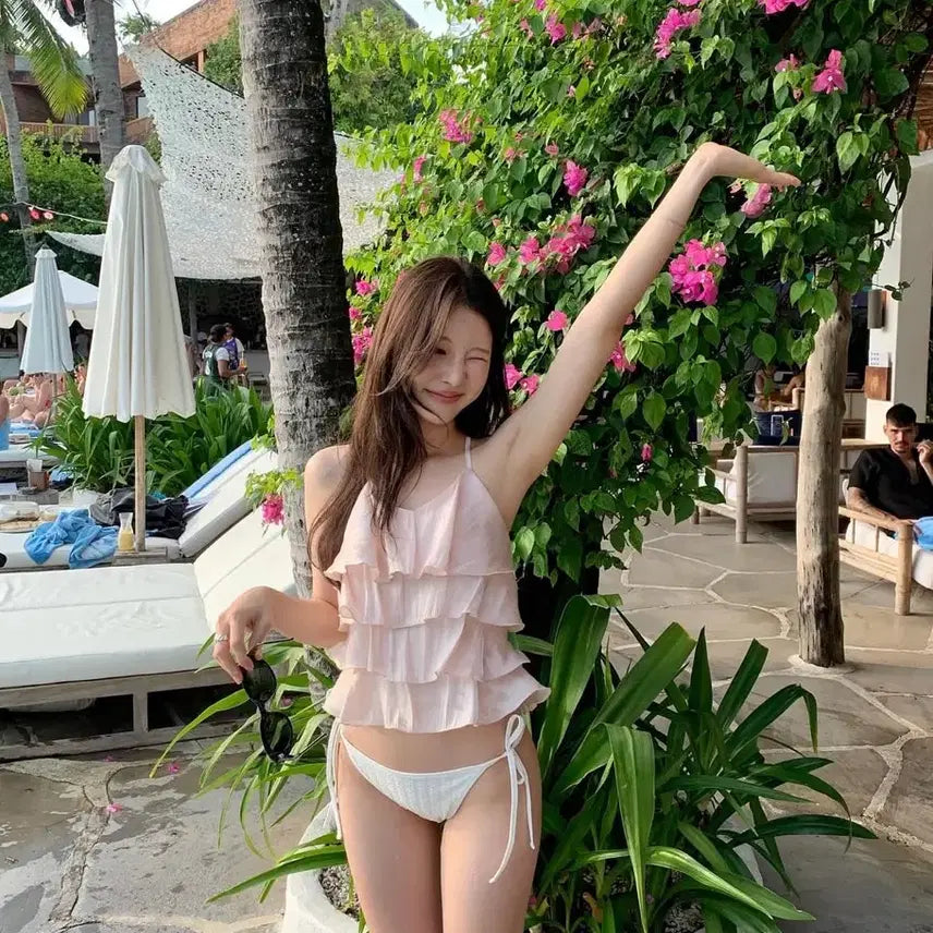 [BUNJANG] LazyShip Glossy Halter Top / (새상품)레이지샵 글로시 홀터탑