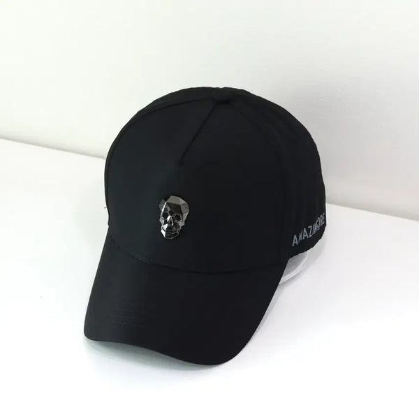 [BUNJANG] Amazingcree Golf Skull Embroidered Ball Cap / 어메이징크리 골프 모자 볼캡
