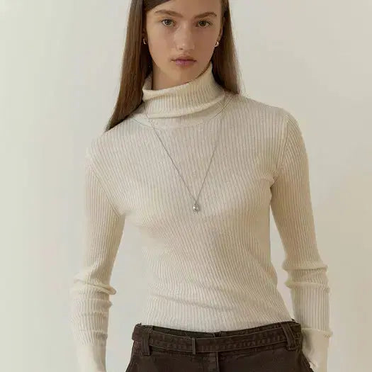 [BUNJANG] ON&ON New Turtle Neck Pullover Knit / 25 온앤온 신상 터틀넥 풀오버 니트 1