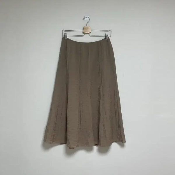 [BUNJANG] Japanese Vintage Shining Beige Skirt / 일본빈티지 샤이닝베이지 스커트