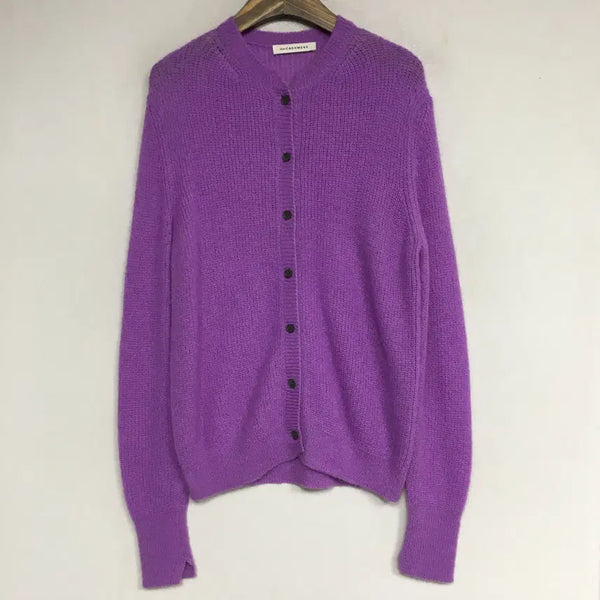 [BUNJANG] The Cashmere Violet Mohair Cardigan / 더캐시미어 바이올렛 모헤어 가디건 85