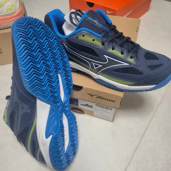 [BUNJANG] Mizuno Tennis Shoes (Clay/Artificial Turf) / 새상품 미즈노 테니스화 팝니다. 240미리, 280미리. 285미리 클레이 인조잔디 추전용
