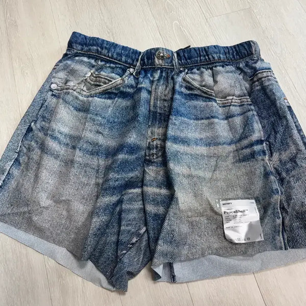 [BUNJANG] Satisfy Denim-Like Shorts / 새티스파이 데님라이크 반바지