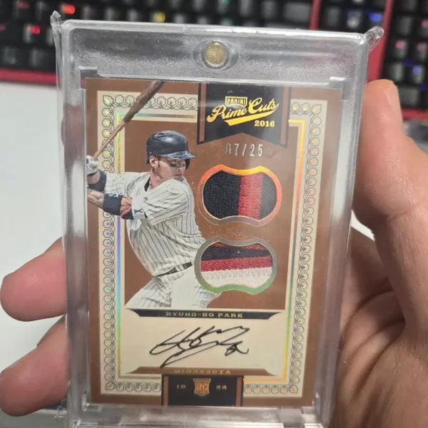 [BUNJANG] Park Byung-Ho 25-Limited Autographed Baseball Card / 박병호 25한정 오토
