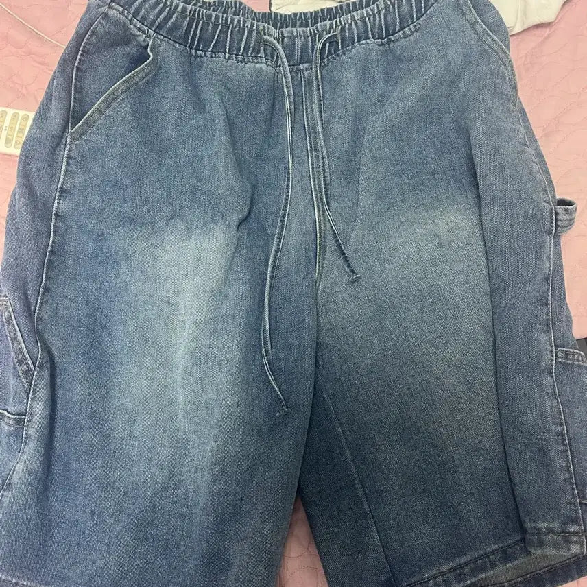 [BUNJANG] Blue Denim Bermuda Shorts / 청 데님 버뮤다 팬츠