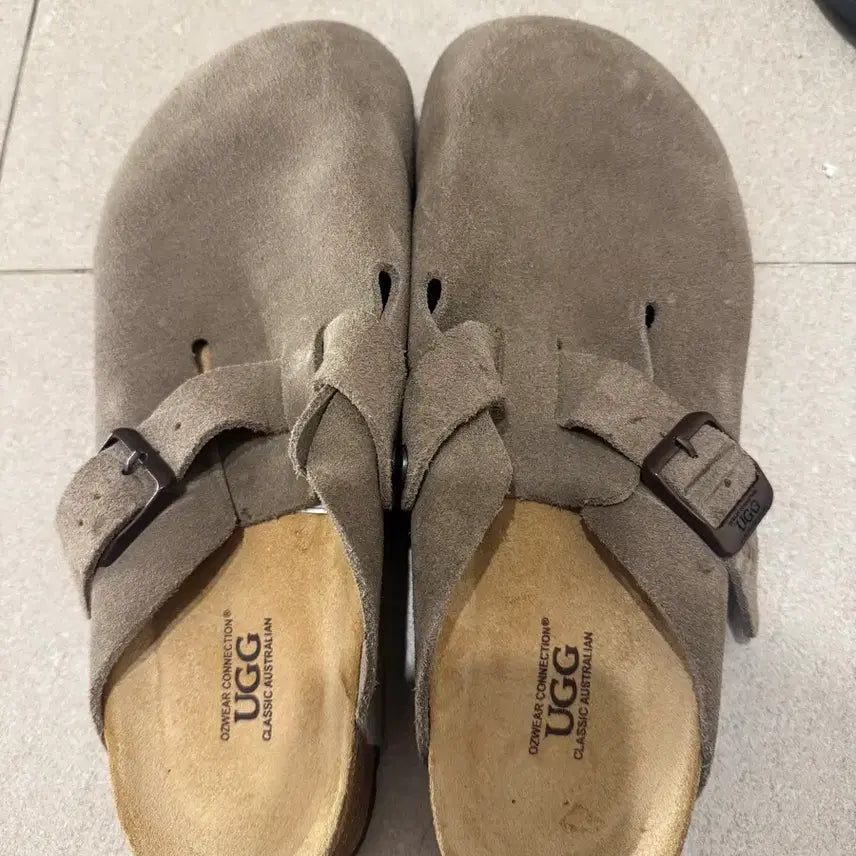 [BUNJANG] Ugg Australia Boston Suede Mules Taupe / 어그 보스턴 토프 270-275(42)