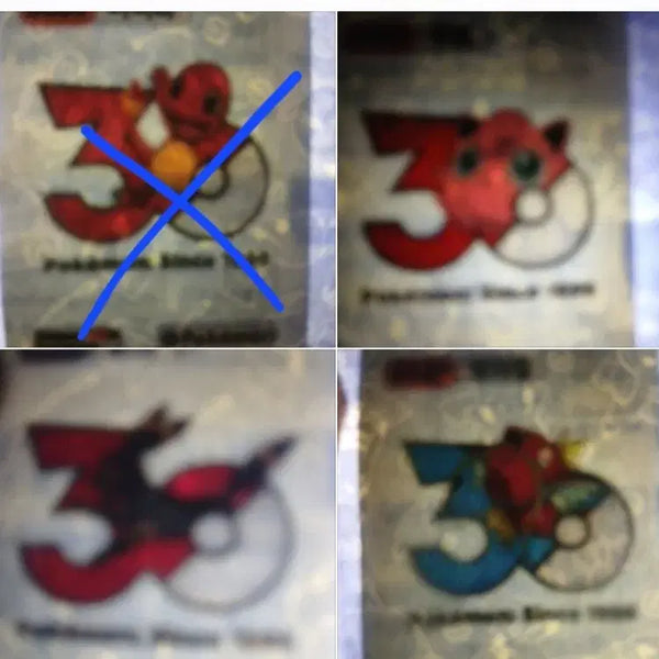 [BUNJANG] Pokemon Bread Sticker 30th Anniversary Logo Sticker / 포켓몬띠부씰 1개 선택 30주년로고띠부씰 30주년띠부씰