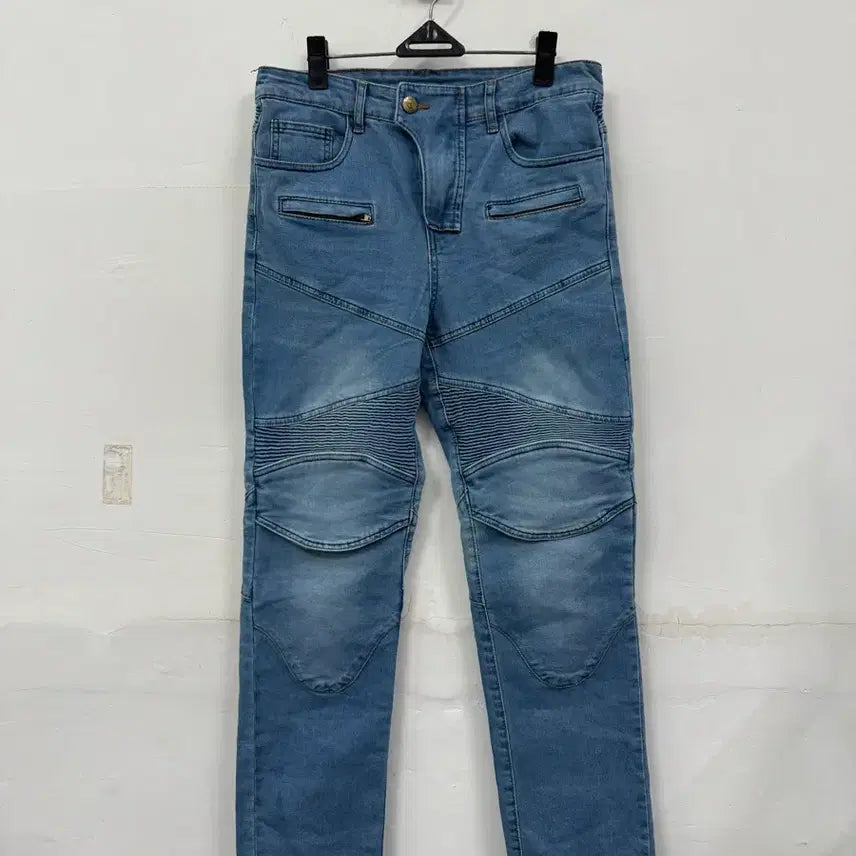 [BUNJANG] Moto Pants Denim Pants (New with Tags) / (S/28)모토팬츠 바이크 데님팬츠 택새상품