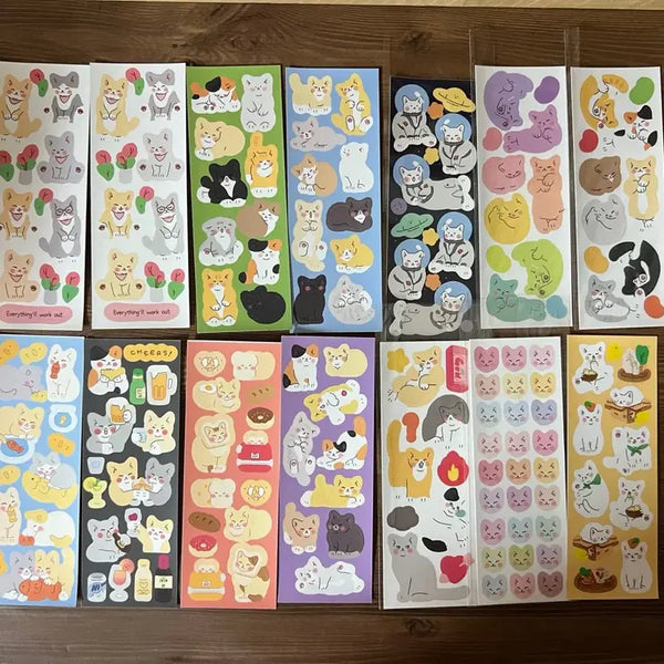 [BUNJANG] Seal Sticker Bundle Set / 씰스티커처분 일괄 15