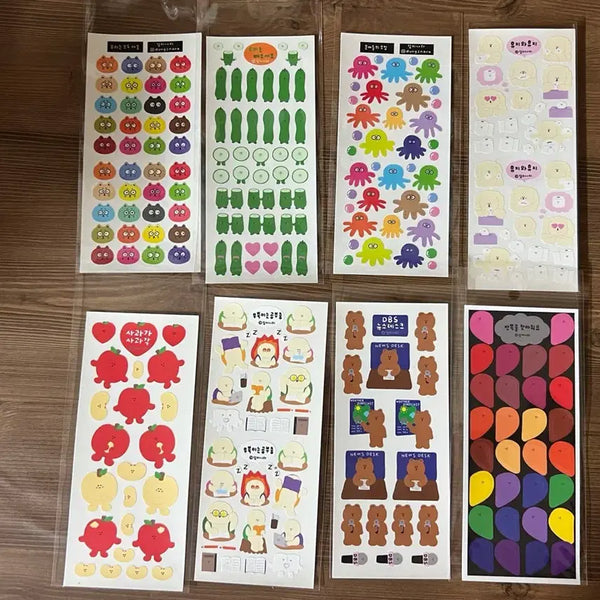 [BUNJANG] Seal Sticker Bundle Set / 씰스티커 처분일괄 17