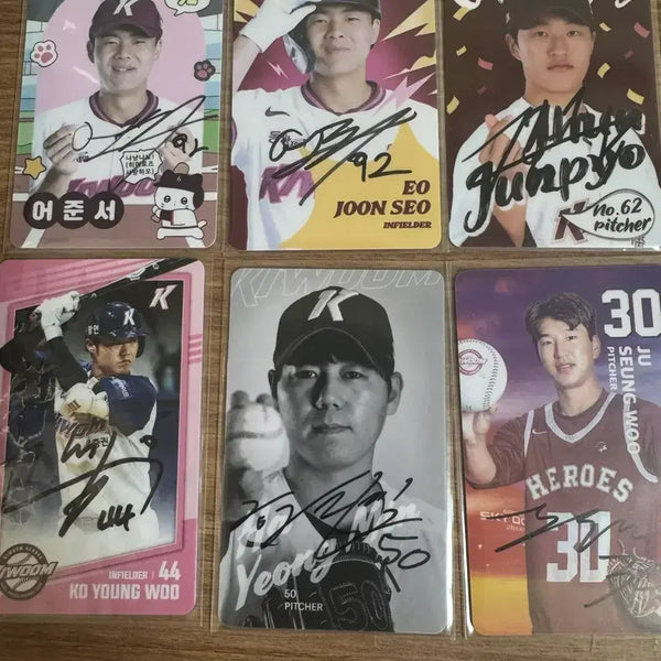 [BUNJANG] Kiwoom Heroes Autographed Photocard / 키움히어로즈 싸인 포토카드 판매합니다