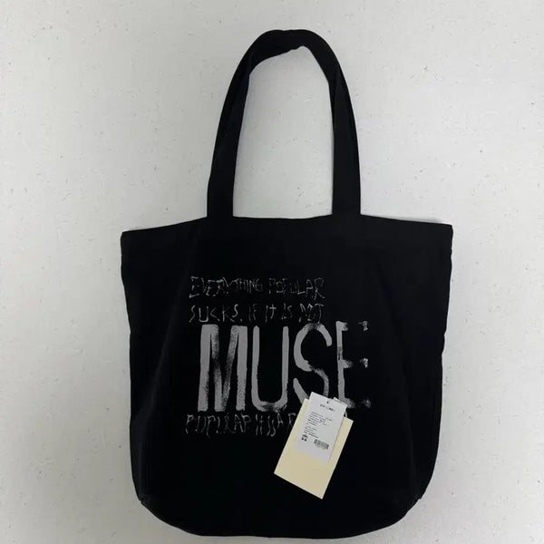 [BUNJANG] Politeur Macamuse Tote Bag Black / OS)폴리테루 마카뮤즈 토트백 블랙