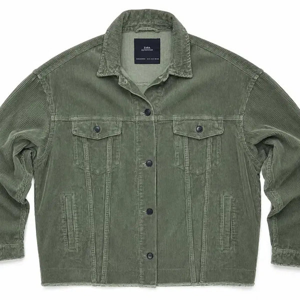 [BUNJANG] ZARA Corduroy Jacket M (Fits XXL) / 자라 ZARA 코듀로이 자켓 M (실측 XXL)