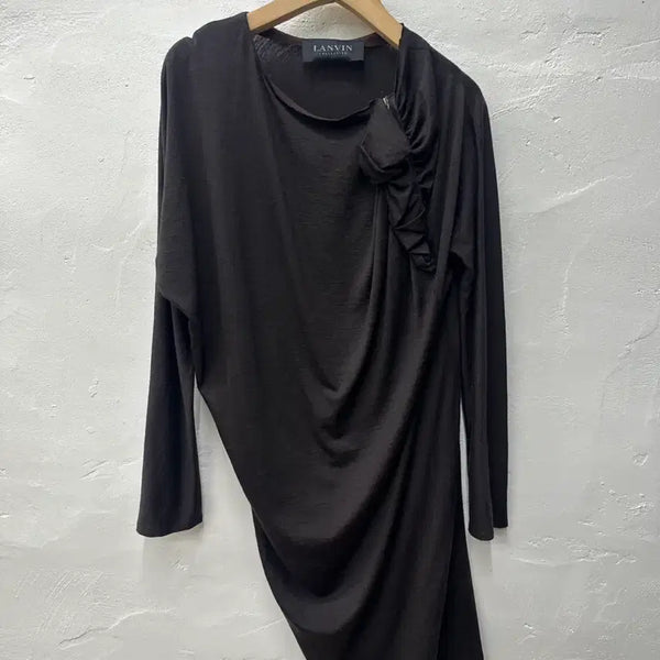 [BUNJANG] Lanvin Burgundy-Brown Women's Dress / [상태좋음] 랑방(LANVIN) 원피스 여성 버건디브라운 55-66