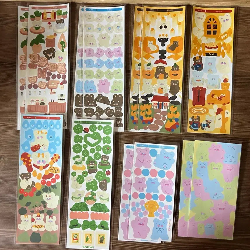 [BUNJANG] Seal Sticker Set / 씰스티커 처분 17