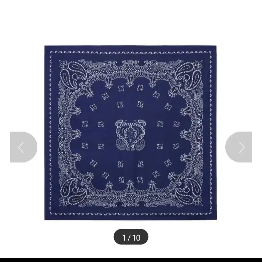 [BUNJANG] Barneys New York 26SS Silk Studded Scarf (Navy) / 새상품)바니스뉴욕 26SS 실크 스터드 스카프(네이비)