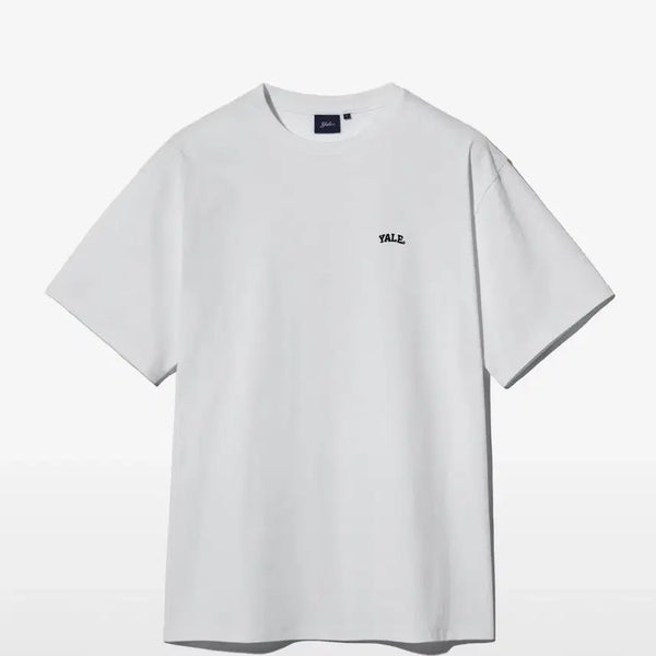 [BUNJANG] Yale Logo Short Sleeve T-Shirt White M / 예일 로고 반팔 티셔츠 화이트M