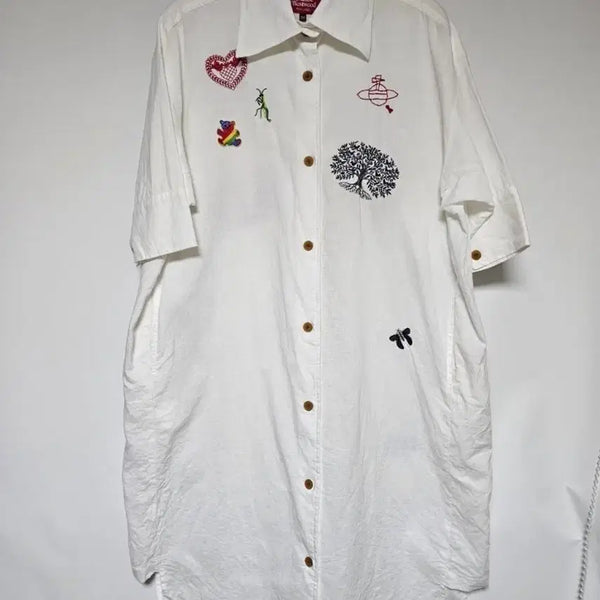 [BUNJANG] Vivienne Westwood Linen Dress / 비비안웨스트우드린넨원피스