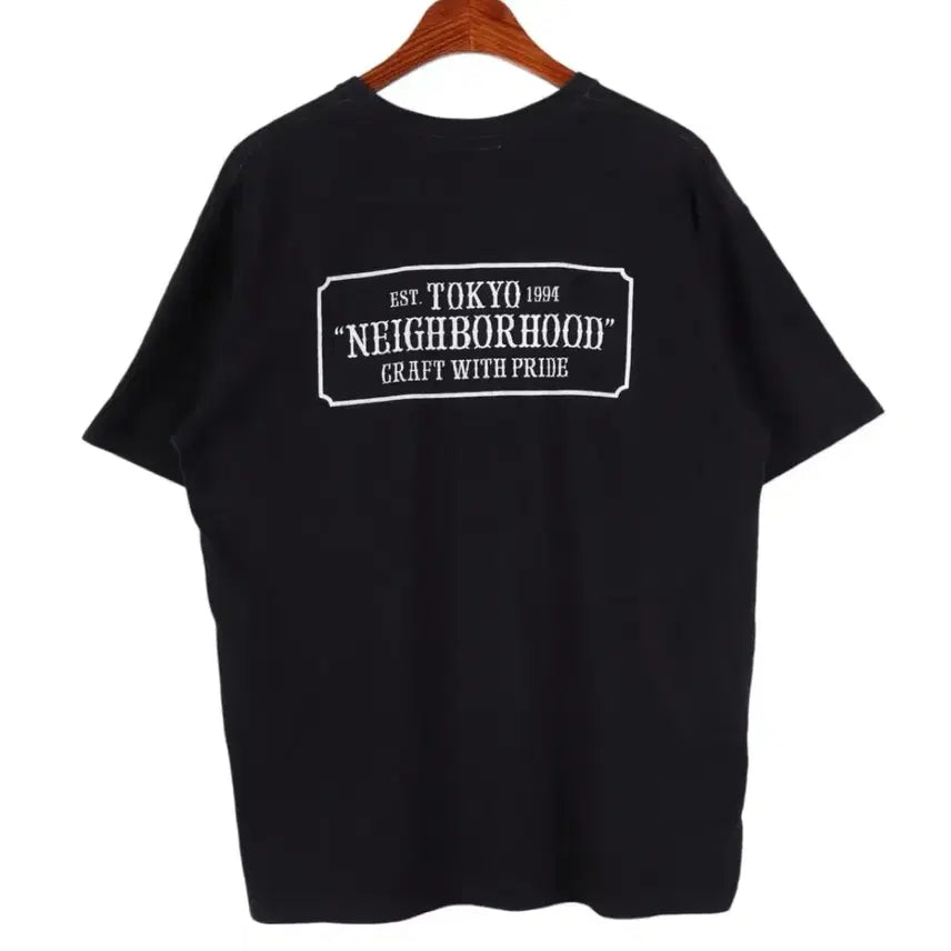 [BUNJANG] Neighborhood B-Shield Short Sleeve T-Shirt L / 네이버후드 NEIGHBORHOOD 바쉴드 반팔 티셔츠 L / k5667