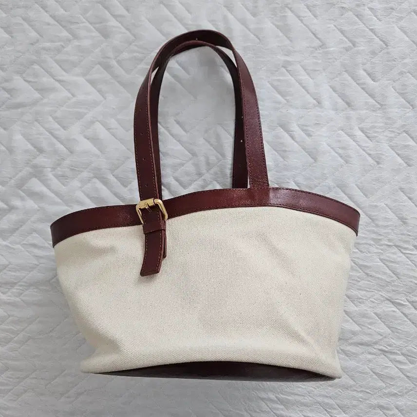 [BUNJANG] SSONG STUDIO Canvas Shoulder Bag / 쏭스튜디오 캔버스백