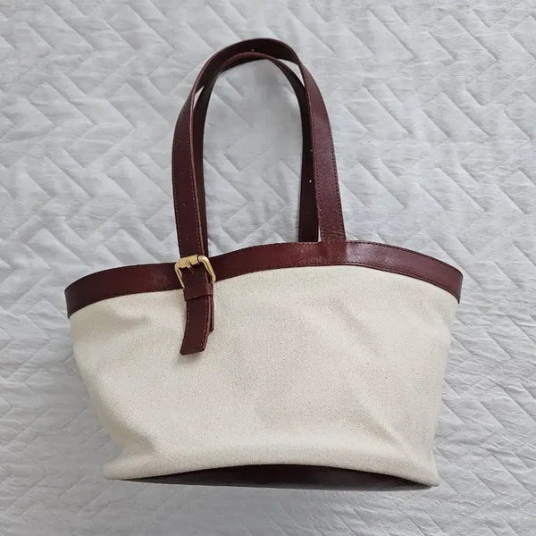 [BUNJANG] SSONG STUDIO Canvas Shoulder Bag / 쏭스튜디오 캔버스백