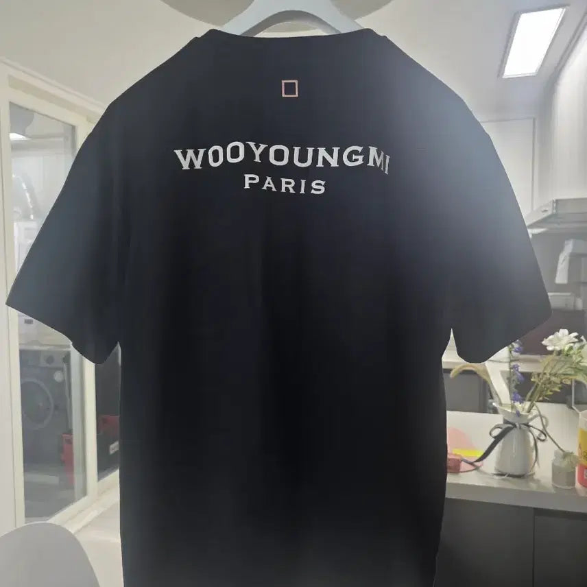 [BUNJANG] Wooyoungmi Paris T-Shirt Black Size 52 / 우영미 파리 반팔티 블랙 52사이즈.