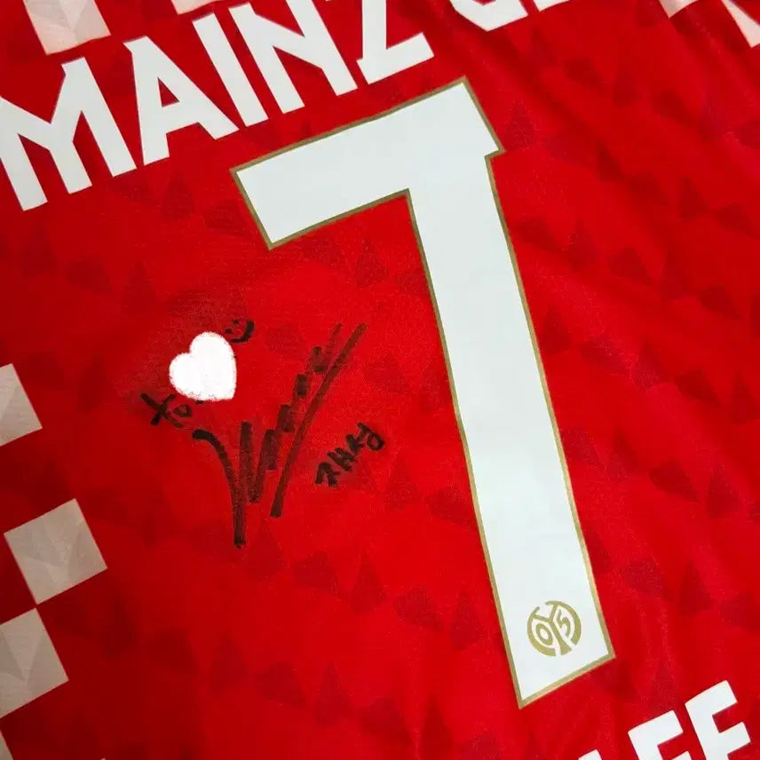 [BUNJANG] Lee Jae-sung Signed 24/25 Mainz Jersey / 이재성 싸인 유니폼 24/25 마인츠