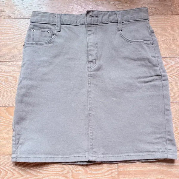 [BUNJANG] Khaki Skirt / 카키스커트