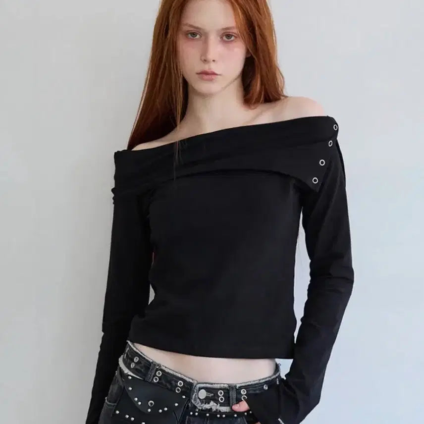 [BUNJANG] LENCE Off-Shoulder Top / 렌세 오프숄더