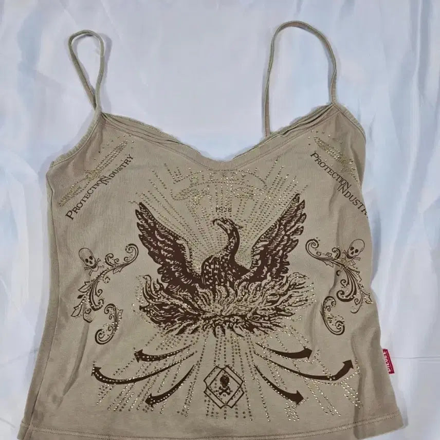 [BUNJANG] Diesel T-Furie Eagle Camisole Tank Top / 디젤T로퓨이글캐미솔탱크탑