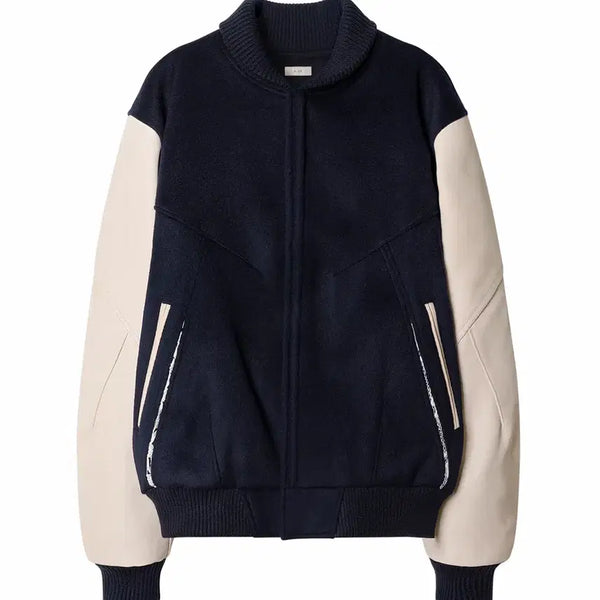 [BUNJANG] XLIM Varsity Jacket Navy L / 엑슬림 XLIM EP6 03 바시티 자켓 L
