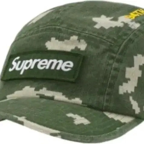 [BUNJANG] Supreme Russian Olive Camo Military Camp Cap FW21 / 슈프림 러시안 올리브 카모 밀리터리 캠프캡 21fw