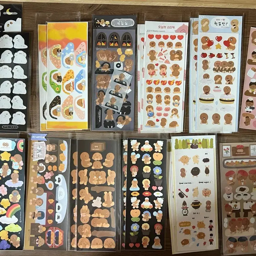[BUNJANG] Seal Sticker Bundle / 씰스티커처분 18