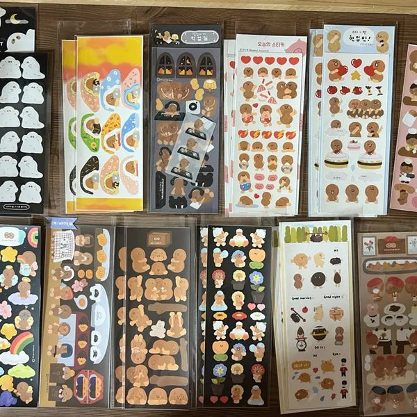 [BUNJANG] Seal Sticker Bundle / 씰스티커처분 18