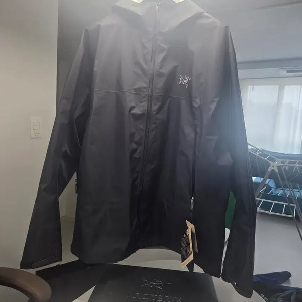 [BUNJANG] Arc'teryx Windbreaker Jacket Black 2XL / 아크테릭스 바람막이 자켓 블랙 2XL 완전새것 미사용 백화점구매