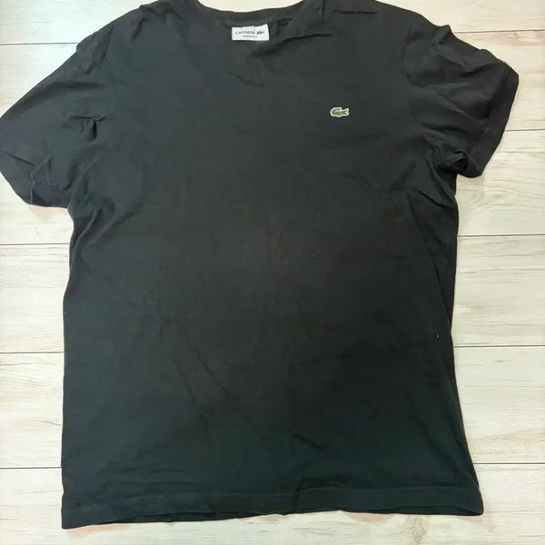 [BUNJANG] Lacoste Short Sleeve T-shirt (Black/Navy) / 라코스테 반팔티 블랙 네이비 2개