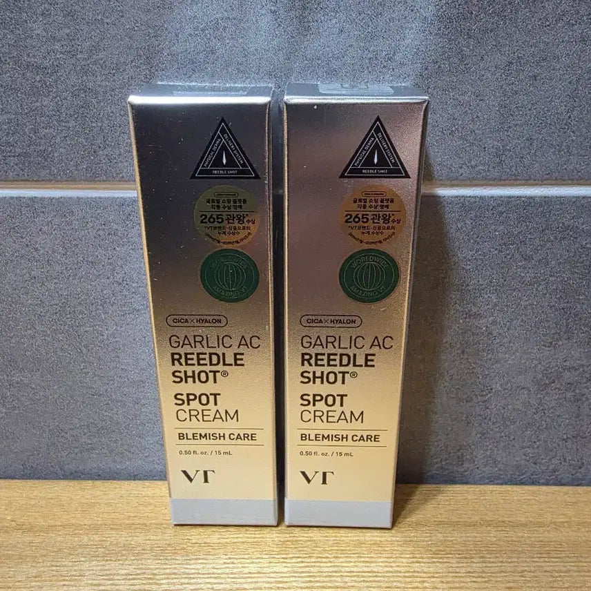 [BUNJANG] VT Cosmetics Garlic AC Riddle Shot Spot Cream Set (2 x 15ml) / VT 갈릭 에이씨 리들샷 스팟 크림 15ml 2개세트