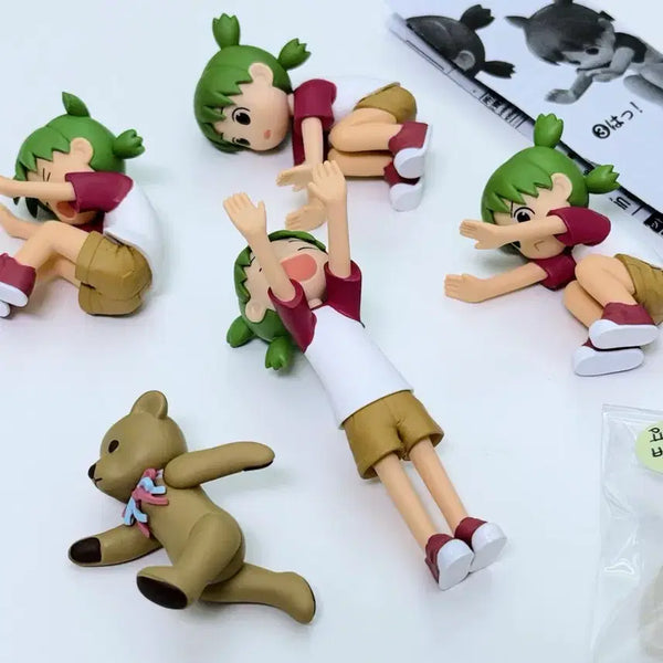 [BUNJANG] Yotsuba&! Komadori Front Roll Gacha Figure Full Set / 요츠바랑 코마도리 앞구르기 가챠 피규어 풀세트