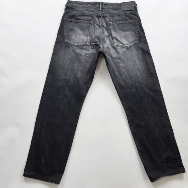 [BUNJANG] Japan Blue Jeans Selvedge Black Denim Slim Straight Pants Size 32 / 제팬블루진 청바지 일본제 흑청 셀비지 데님 사이즈32 R6856