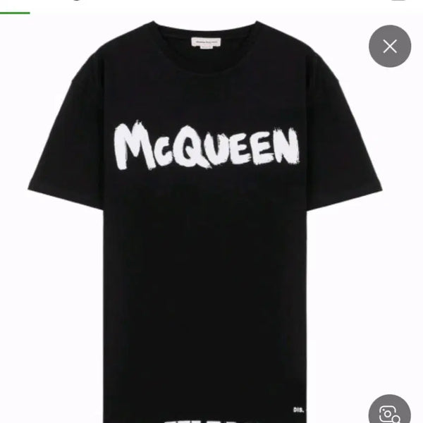 [BUNJANG] Alexander McQueen Oversized Short Sleeve T-Shirt Black / 알렉산더맥퀸 오버사이즈 반팔티 블랙