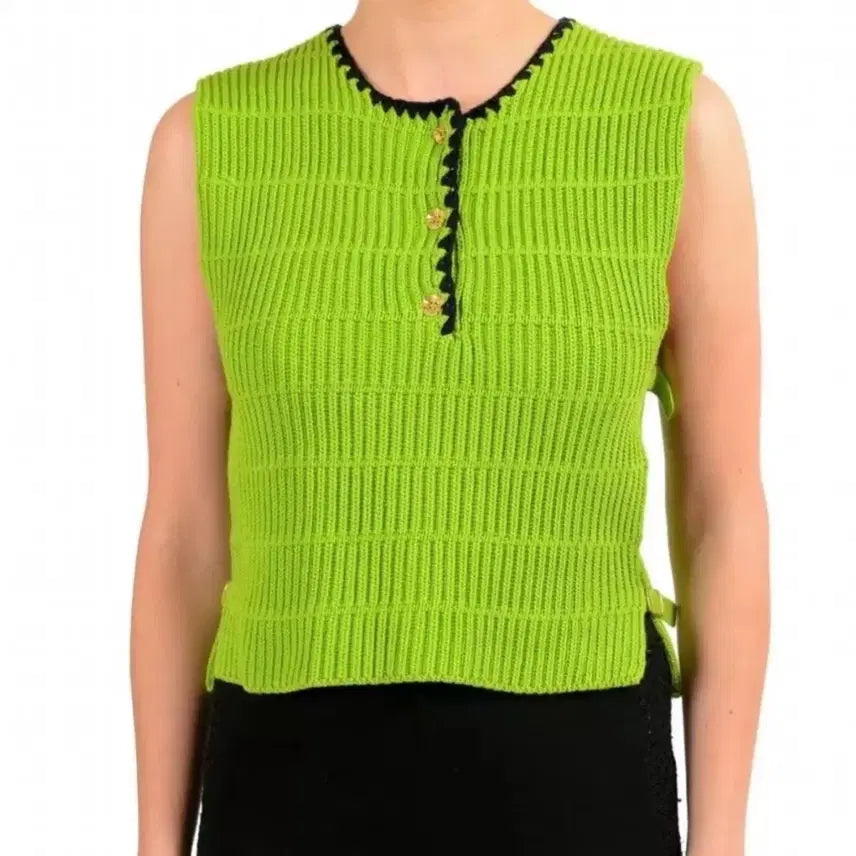 [BUNJANG] Maison Margiela Backstitch Knit Vest / 마르지엘라 백스티치 니트 베스트